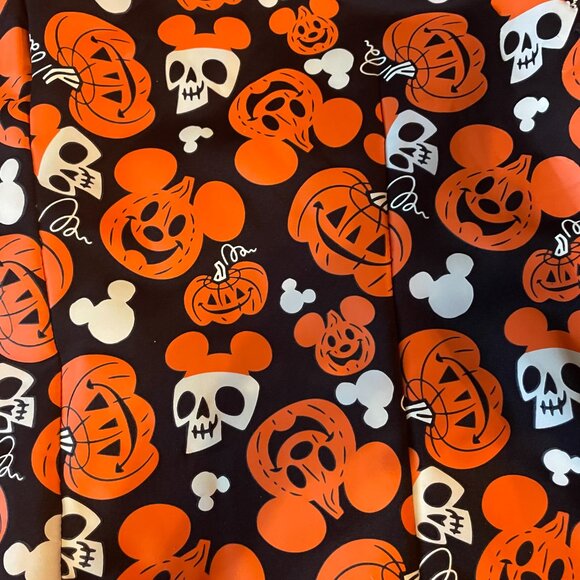 Disney Parks Mickey Pumpkin, Glow in the Dark, Suit Jacket, Halloween, Size L/XL - Picture 3 of 4